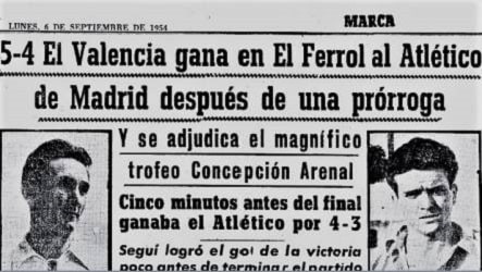 Second Golden Trophy Concepción Arenal, September 1954