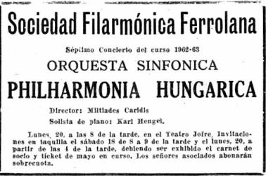 Concert advertisement