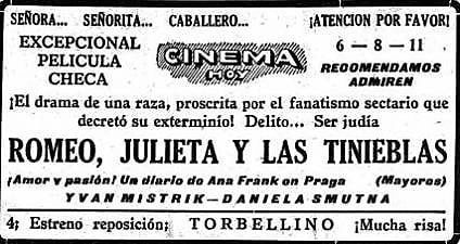 Cinema advertisement