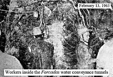 Forcadas tunnelling work