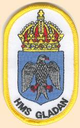 Swedish Navy HMS Gladan badge