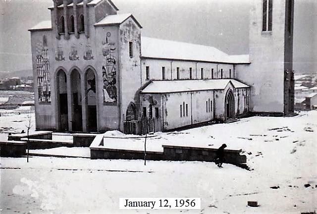 Snowfall in Ferrol, 1956