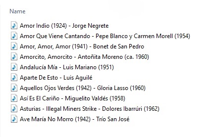 Playlist of the third instalment