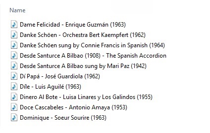 Playlist of the eighth instalment