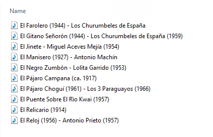 Playlist of the tenth instalment