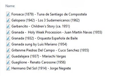 Playlist of the twelfth instalment