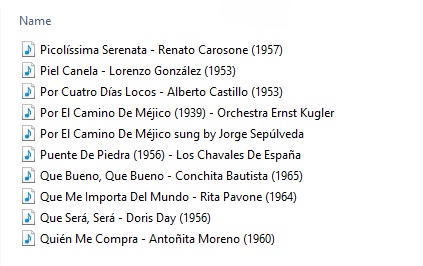 Playlist of the twenty-first instalment