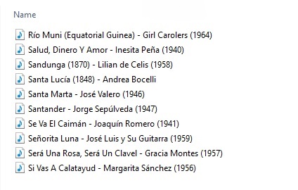 Playlist of the twenty-third instalment