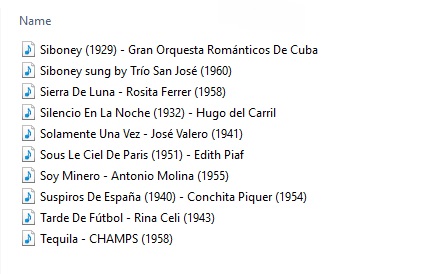 Playlist of the twenty-fourth instalment