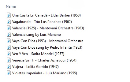 Playlist of the twenty-sixth instalment