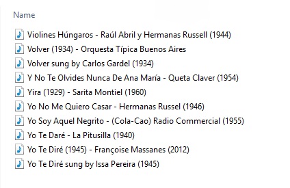 Playlist of the twenty-seventh instalment