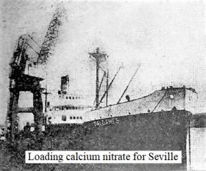 Loading calcium nitrate for Seville