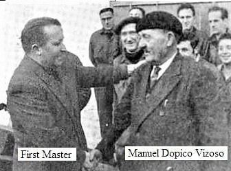 Manuel Dopico Vizoso and First Master
